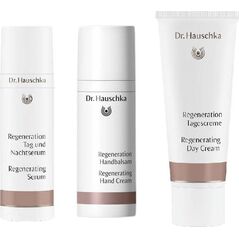 Dr. Hauschka Beautiful You To Mature Skin zestaw krem regenerujący na dzień 40ml + regenerujący krem do rąk 50ml + serum regenerujące 30ml