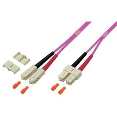 Patchcord światłowodowy OM4 50/125 MM SC-SC Duplex 1m