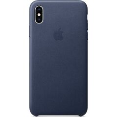 Apple iPhone XS Max Leather Case midnight blue