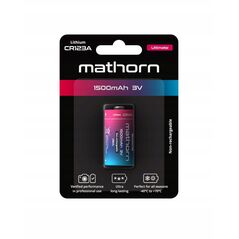 Μπαταρία λιθίου Mathorn Ultimate CR123A 1500mAh Lithium