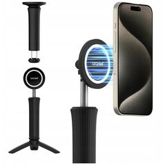 Selfie Stick Araree Magfie Pod Lite Τρίποδο MagSafe μαύρο