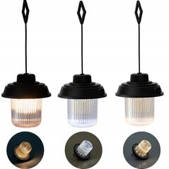 LATARKA LAMPA CAMPING USB 3 RODZAJE ŚWIATŁA REDCLIFFS CZARNY
