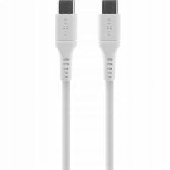 Fixed | Liquid Silicone Cable USB-C/USB-C, 2m, 60W | FIXDLS-CC2-WH