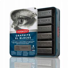 Derwent XL Μπλοκ Γραφίτη 6 τεμ κασσίτερος