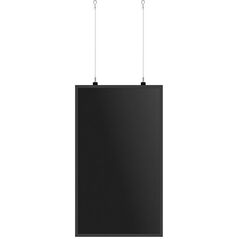 HAGOR HP SHF OM55N-S Στήριγμα καλωδίων για τοποθέτηση οροφής, συμπεριλαμβανομένου του πίσω καλύμματος, ειδικά για Samsung OM55N-S