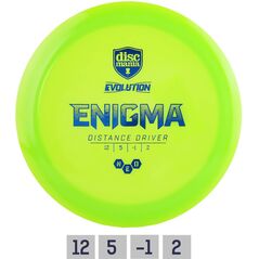 Discgolf DISCMANIA Distance Driver NEO ENIGMA Evolution Green 12/5/-1/2