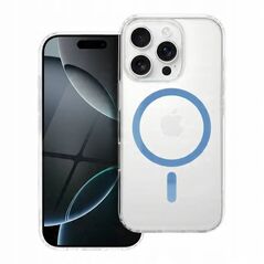 Drop Glue Colorful Ring Mag Cover συμβατό με MagSafe ταιριάζει στο IPHONE 15 ανοιχτό μπλε