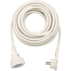 Brennenstuhl Quality Plastic Extension Cable with Flat Plug 10m H05VV-F3G1.5 white (1168980210) (BNN1168980210) έως 12 άτοκες Δόσεις