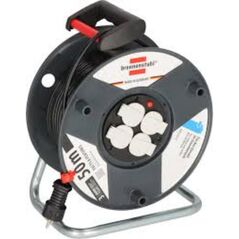 Brennenstuhl Garant Μπαλαντέζα 4 Θέσεων με Καλώδιο 50m/ H05VV-F/ 3G1,5 Black (1205066) (BNN1205066) έως 12 άτοκες Δόσεις