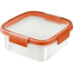 Curver Pojemnik na żywność kwadratowy Smart fresh Mix miętowy/ jasnoszary/ brzoskwiniowy 0,9L Curver