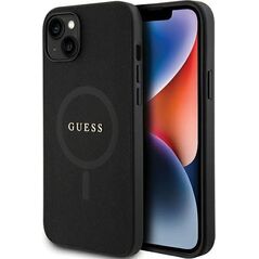 Guess Guess GUHMP15MPSAHMCK iPhone 15 Plus 6.7" czarny/black hardcase Saffiano MagSafe