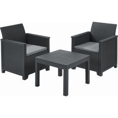 Keter Zestaw balkonowy EMMA BALCONY SET - grafitowy