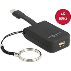 Adapter USB Delock USB-C - DisplayPort Mini Czarny  (63939)