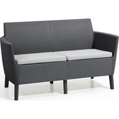 Allibert Podwójna sofa SALEMO - grafit