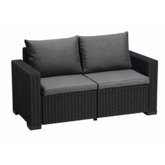 Καναπές κήπου δύο θέσεων California Sofa γκρι 8711245154459