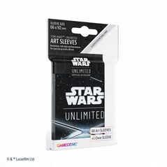 Gamegenic: Star Wars Unlimited - Art Sleeves - Κάρτα Πίσω Μαύρο