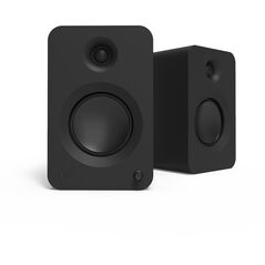 KANTO AUDIO 200W POWERED BOOKSHELF SPEAKERS WITH HDMI ARC, USB-C, AND BLUETOOTH 5.3 - MATTE BLACK, PAIR (INCL. TYPE C POWER CORD)