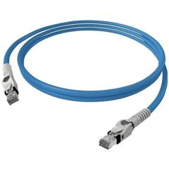 Καλώδιο crossover Easylan VarioBoot Cat.6A, S/FTP, μπλε, 1 m