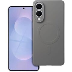 Δερμάτινη Θήκη MAG COVER συμβατή με MagSafe για SAMSUNG S25 γκρι