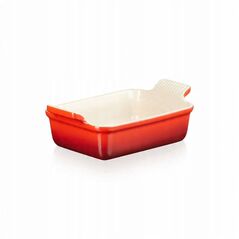 Le Creuset Bakeware rectangular Heritage stoneware 19x14cm / 1 1L orange 0843251102471