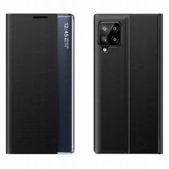 Θήκη Sleep Case με κάλυμμα τύπου Smart Cover Samsung Galaxy A22 4G μαύρο