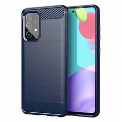 Ελαστική θήκη Carbon Case Samsung Galaxy A72 4G μπλε