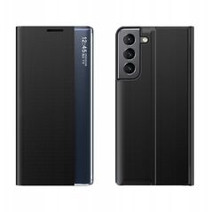 New Sleep Case θήκη με καπάκι με λειτουργία βάσης Samsung Galaxy S22+ (S22 Plus) μαύρο