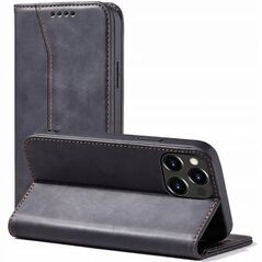 Θήκη Magnet Fancy Case για iPhone 14 Pro Max με καπάκι, πορτοφόλι, βάση, μαύρο