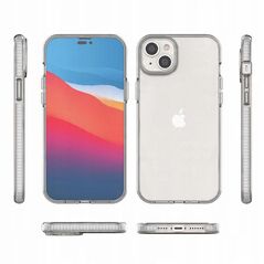 Θήκη Spring etui iPhone 14 Plus σιλικονούχο κάλυμμα με πλαίσιο μαύρο