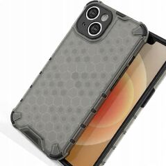 Θήκη Honeycomb iPhone 14 Plus θωρακισμένη υβριδική μαύρη θήκη