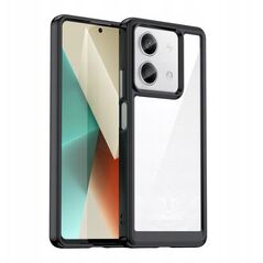Θήκη Outer Space Case με ζελατινώδες πλαίσιο για Xiaomi Redmi Note 13 5G - μαύρο