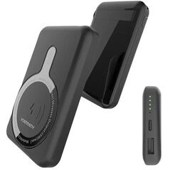 Powerbank Denmen PD+ MagSafe 10000mAh 15W Bezprzewodowy Czarny