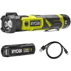Φορητός προβολέας RYOBI RLP4-120G, 4.0 V, 2.0 Ah Li-ion, 500 lm