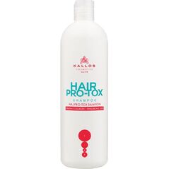 Kallos KJMN HAIR PRO-TOX Szampon do włosów z Keratyną, Kolagenem i Kwasem Hialuronowym 500 ml
