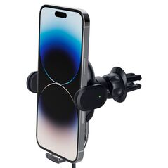 Φορτιστής Spigen SPIGEN UTS12W ONETAP UNIVERSAL VENT CAR MOUNT WIRELESS CHARGER BLACK