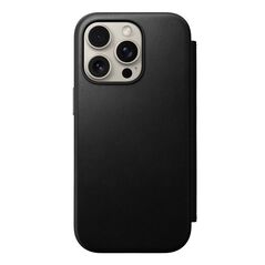 Nomad NOMAD Folio Μοντέρνα Δερμάτινη Μαύρη | iPhone 16 Pro