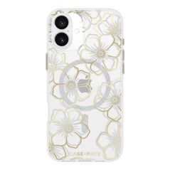Case-Mate Case-Mate Floral Gems - Gold, magsafe - iPhone 16 Plus