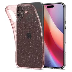 Spigen Spigen Liquid Crystal Glitter, Rose Quartz - iPhone 16