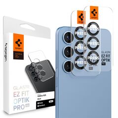 ΠΡΟΣΤΑΤΕΥΤΙΚΟ ΚΑΜΕΡΑΣ Spigen OPTIK PRO GLAS.TR ”EZ FIT” CAMERA PROTECTOR 2-PACK GALAXY S25 BLACK