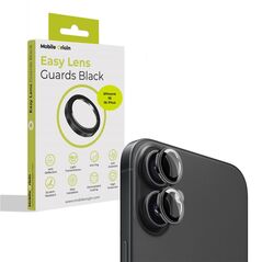 Προστατευτικά φακών Mobile Origin Easy, μαύρο - iPhone 16 / 16 Plus