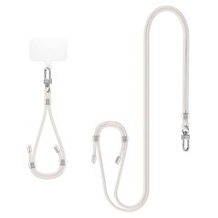 Spigen Smyczki Spigen Universal Strap Set Crossbody & Wrist Pearl White