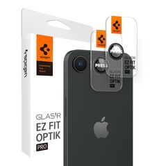 ΠΡΟΣΤΑΤΕΥΤΙΚΟ ΚΑΜΕΡΑΣ Spigen OPTIK PRO GLAS.TR "EZ FIT" CAMERA PROTECTOR 2-PACK IPHONE 16E BLACK