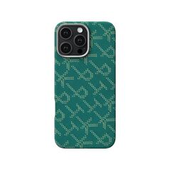 Θήκη Pitaka Tactile Woven, PTK Πράσινο/Χρυσό - iPhone 16 Pro