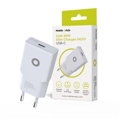 Φορτιστής Mobile Origin GaN 30W Slim TUV, MO17 - USB-C