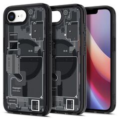 SPIGEN θήκη ULTRA HYBRID MAG συμβατή με MagSafe για IPHONE SE 4 2025 zero one black