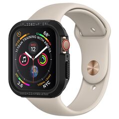 Spigen Θήκη Rugged Armor για Apple Watch Series 4 44mm μαύρη