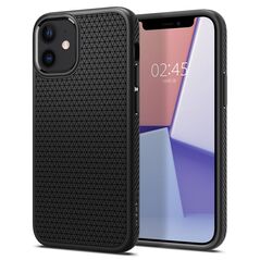 Spigen Spigen Liquid Air iPhone 12 mini 5,4" μαύρο ματ/black matte ACS01744