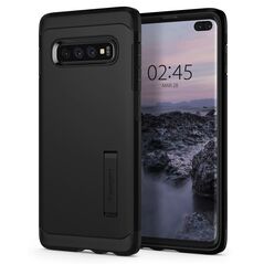 Spigen Θήκη Tough Armor για Samsung Galaxy S10+ μαύρη