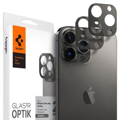 Spigen Tempered Glass for Camera Spigen Optik Camera Lens Apple iPhone 13 Pro/13 Pro Max Graphite [2 PACK]