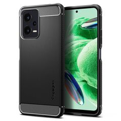 Θήκη Spigen Rugged Armor Xiaomi Redmi Note 12/POCO X5 5G Μαύρο Ματ